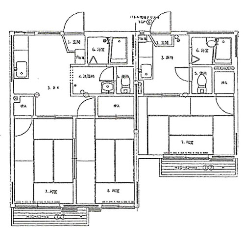 物件No.25493【千葉県佐倉市江原台2-39-14 2700万円】-間取図